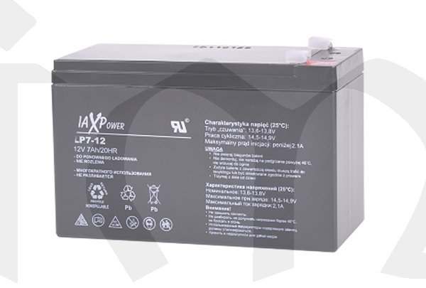 Baterie olověná 12V/7,0Ah (7,5Ah) bezúdržbový akumulátor