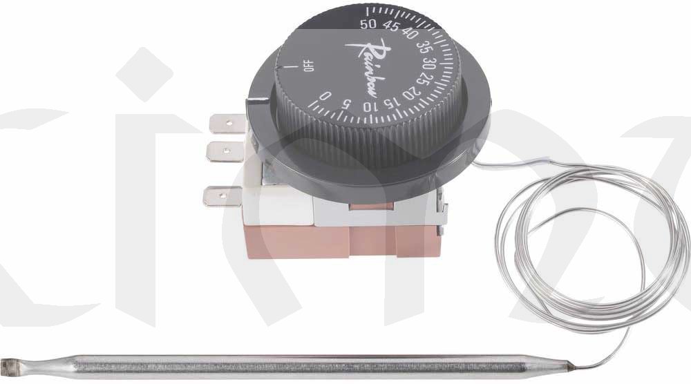 Termostat TS050SR, 3sv, 0..+50°C